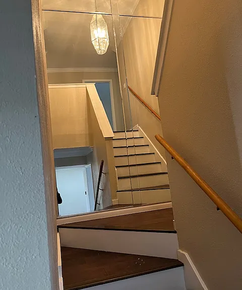 Stairway to second level