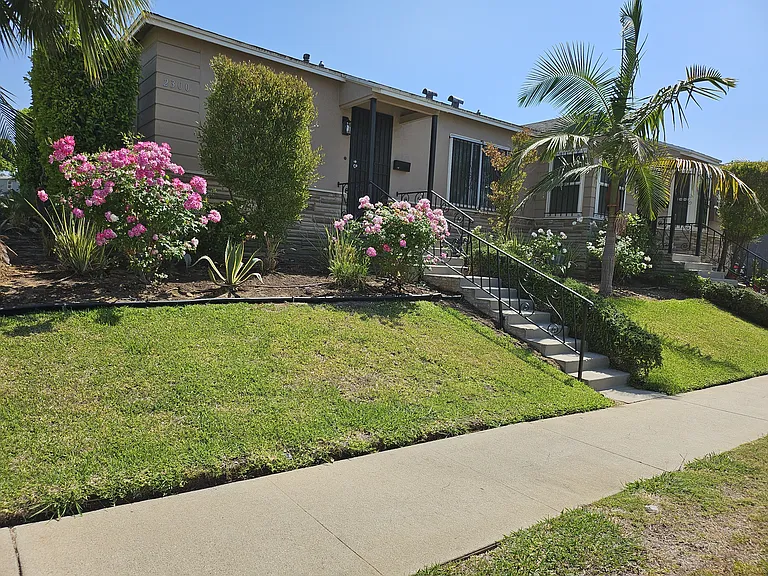 Front west-north side of the Duplex.