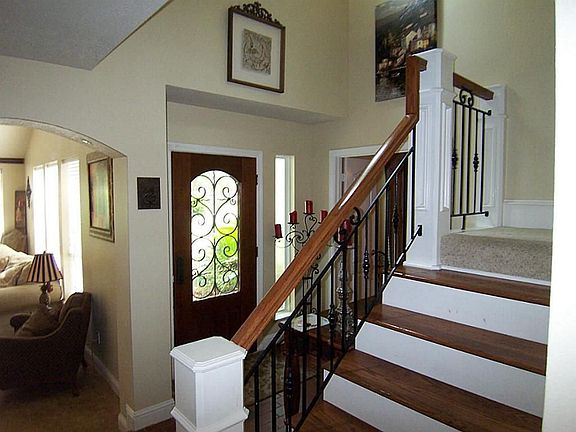 Beautiful front door leads you into the foyer.