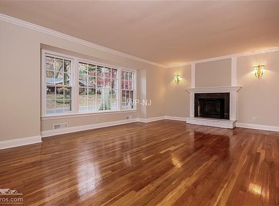 Formal Living Room with fireplace.