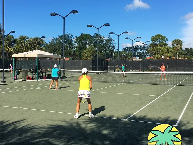 Clay tennis courts