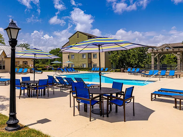 Inviting Pool Area with Lounge Seating