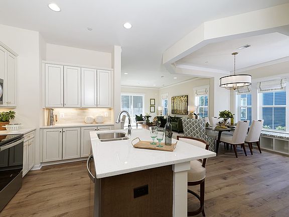 The kitchen in the Douglas by Brookfield Residential