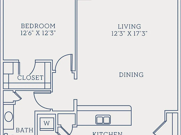 A3 floor plan Circa Uptown