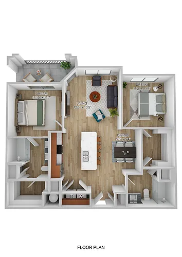 Floor plan B1