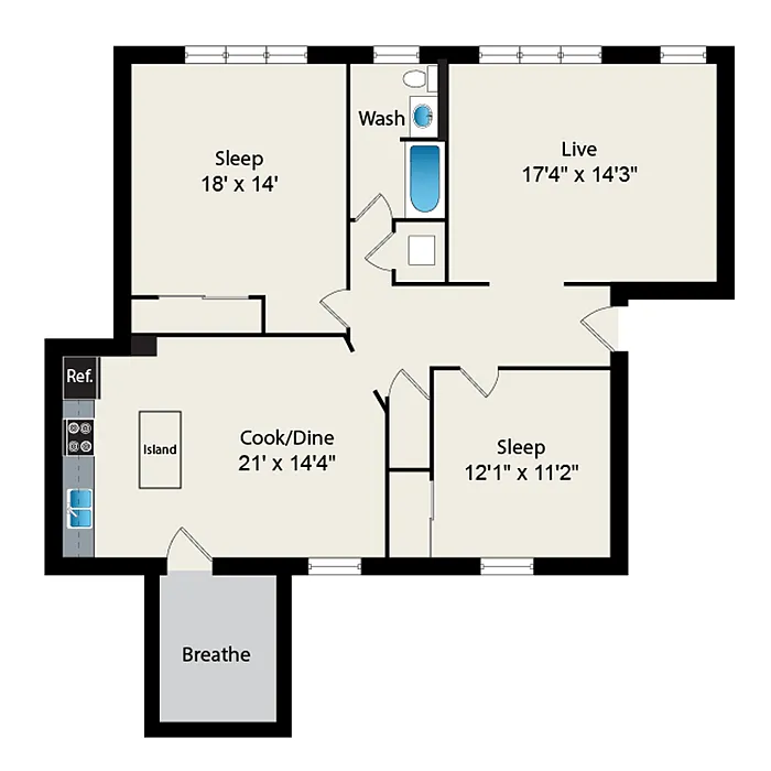 Floor plan B11