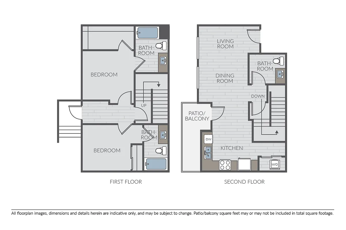 Floor plan Plan 2E Townhome