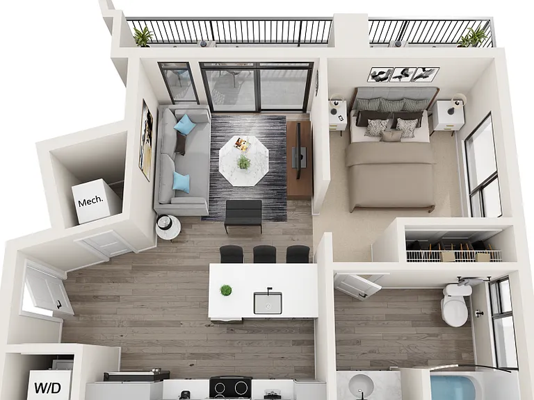 Capricornus - Studio, 1 Bathroom