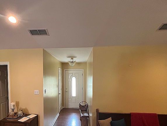 Front door and foyer.