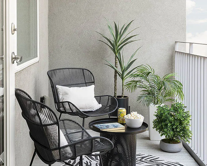 Private Apartment Balcony.