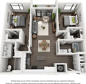 Cotton (C3) floor plan Ellison On Broad