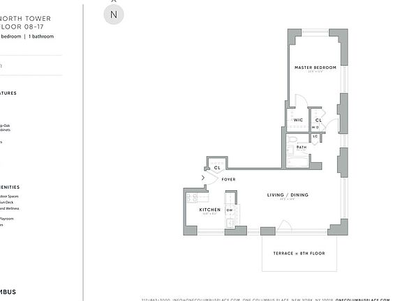 2nd image of 1 Columbus Pl APT N15f