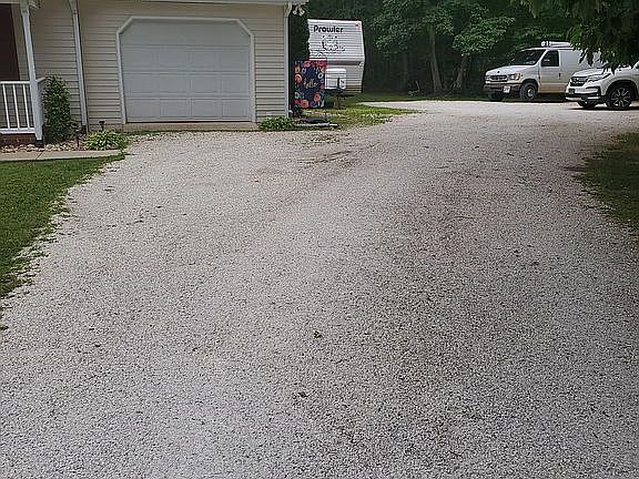 Large Gravel Driveway
