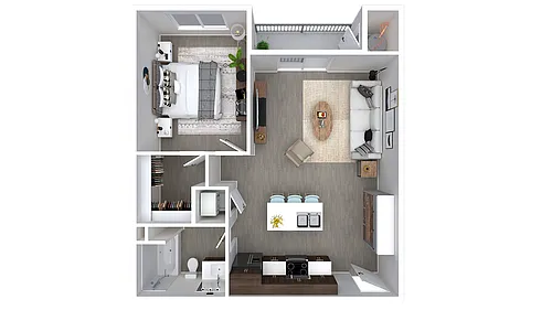 Floor plan 1X1