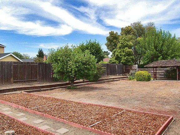 Backyard .22 acres ready for pool & garden