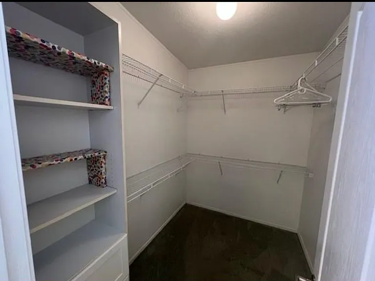 Main bedroom walk-in closet