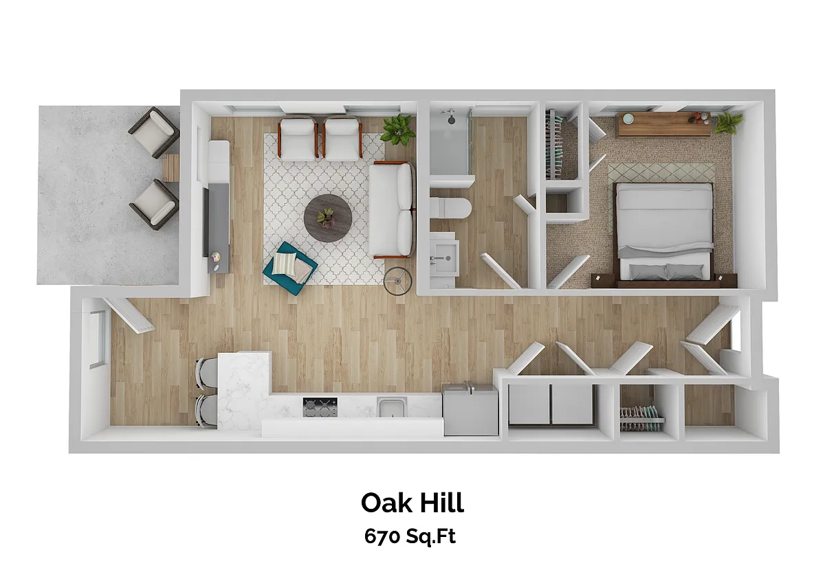 Floor plan Oakhill