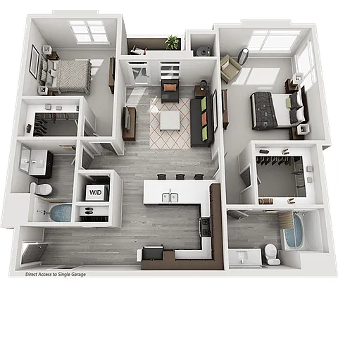 Floor plan West Elk Loop