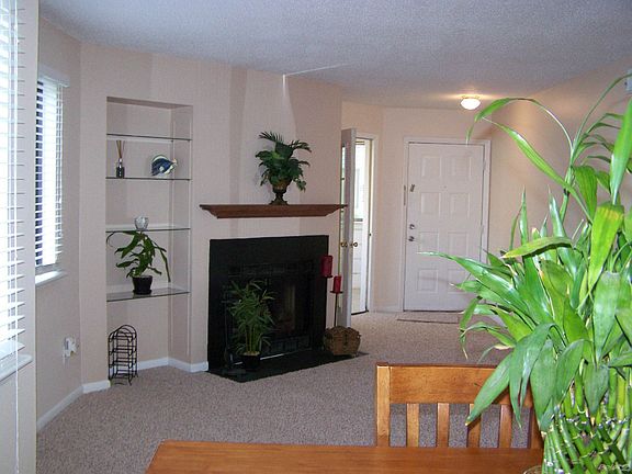 Family room with fireplace