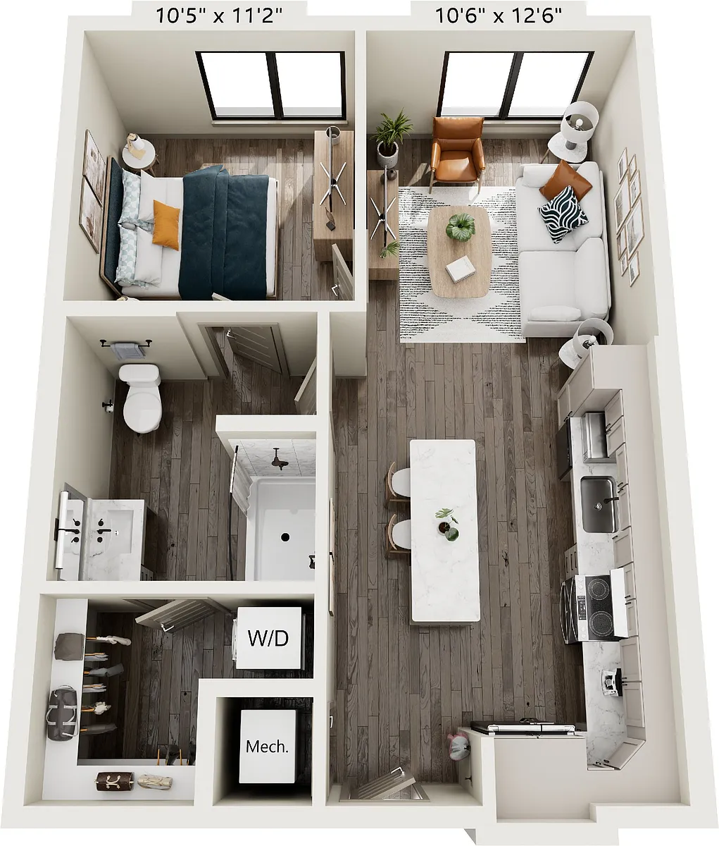 Floor plan A14