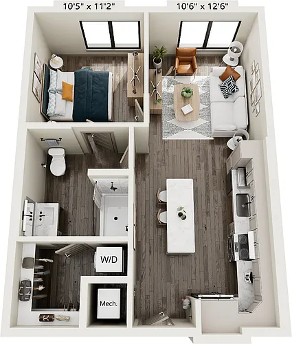Floor plan A14