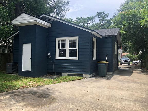Photo from the garage (view of the back side of the house)