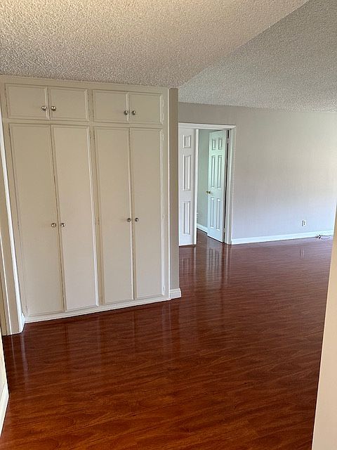 Entry way with coat closet.