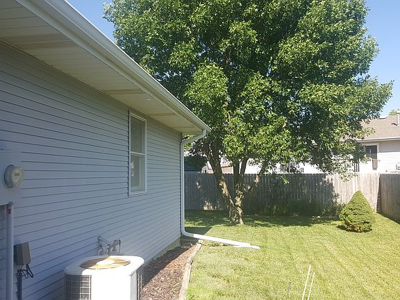 South face, large shade tree