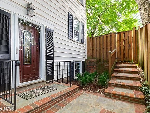 Enter through your front door or go to your backyd