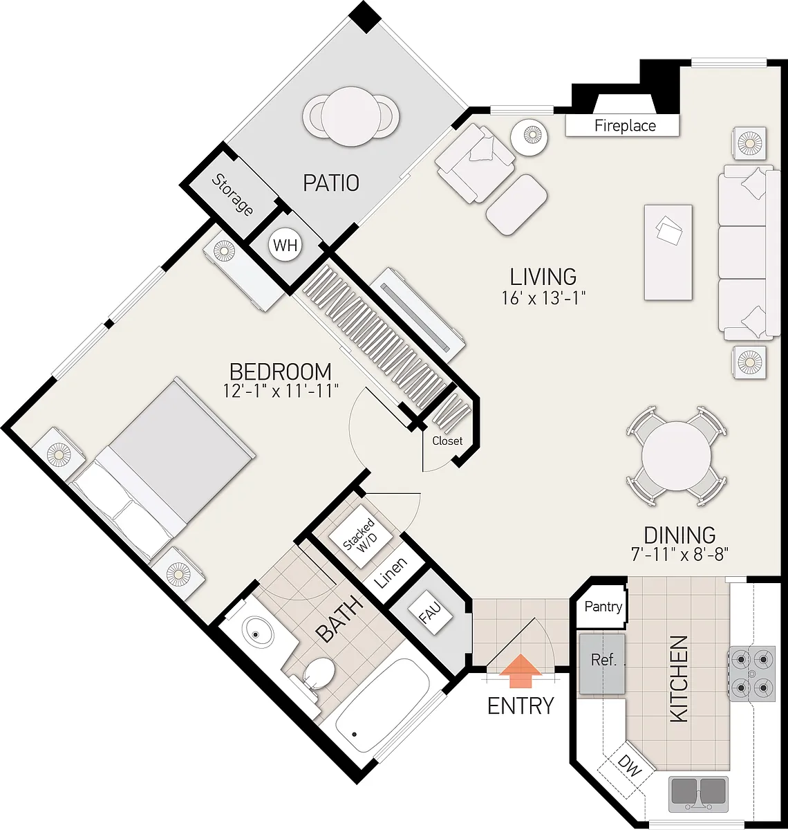 Floor plan Plan B