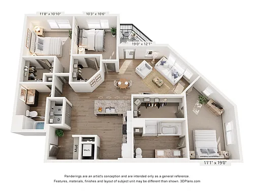 Floor plan C3