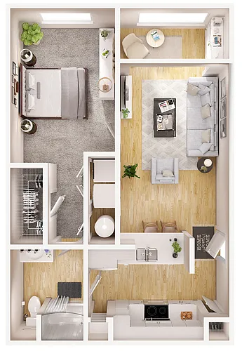 Floor plan 1C Renovation 2