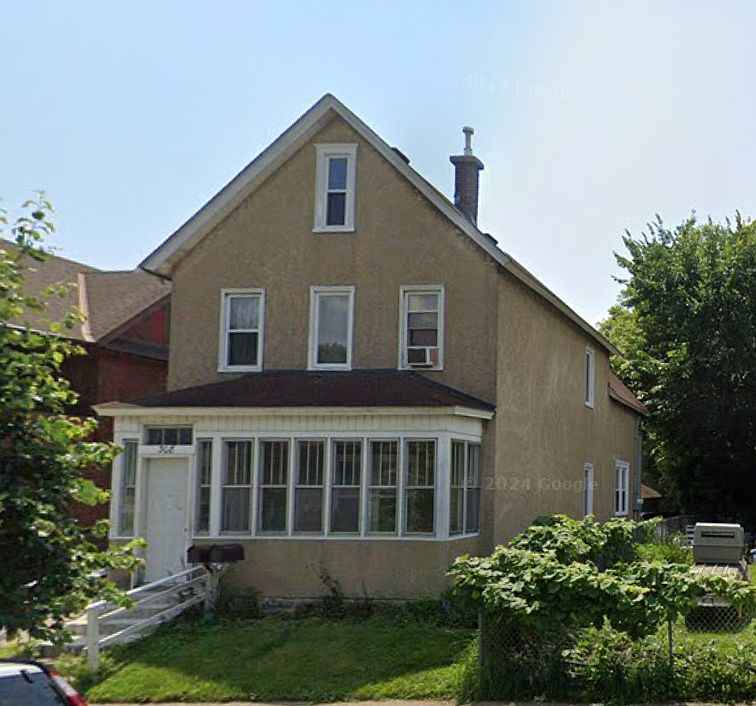 Front view of house