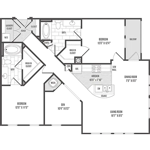 Floor plan B4