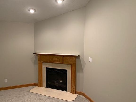 Living room with gas fireplace