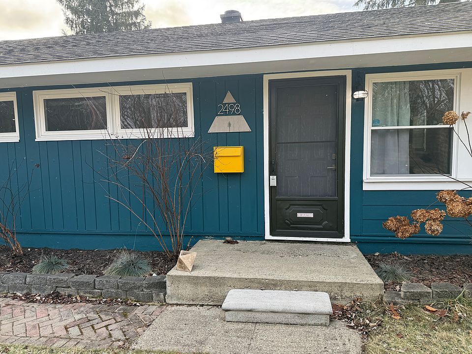 Front door with security mailbox!