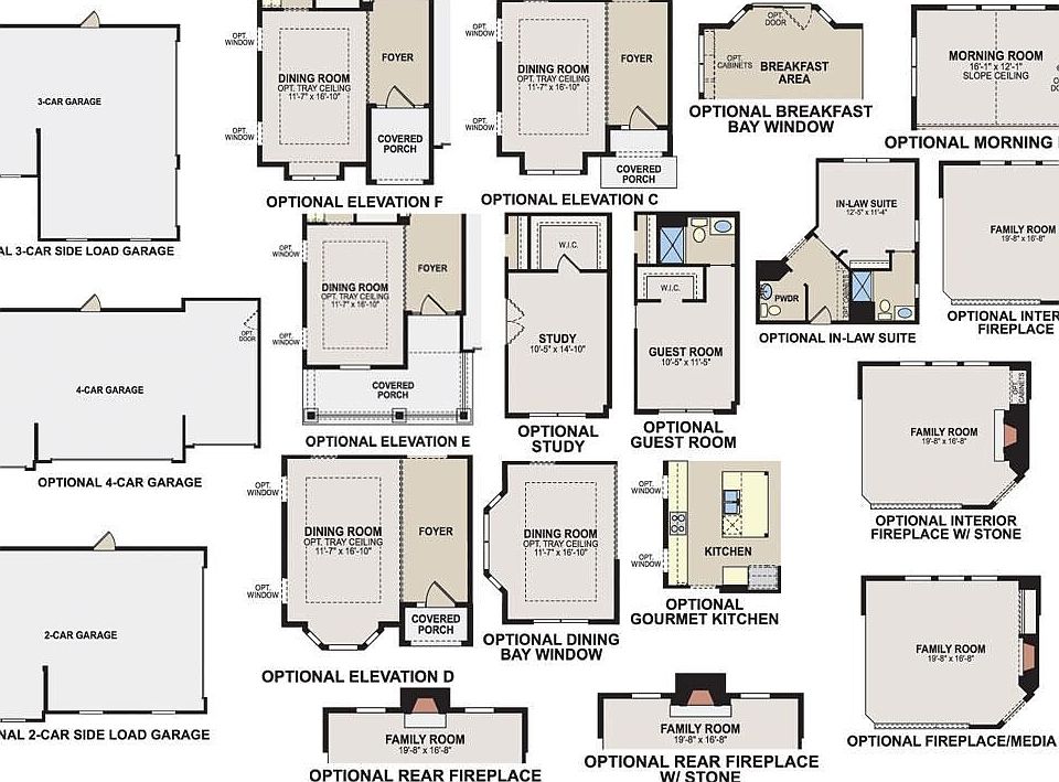 Ainsley II Floorplan Options