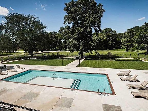 Overlooking gorgeous park-like spaces