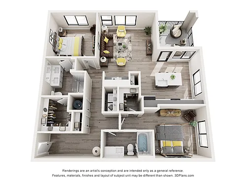 Floor plan The Barrington