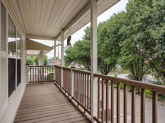 Front porch looking northwest.