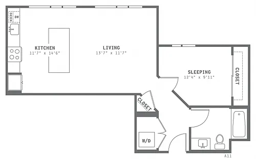 Floor plan A11