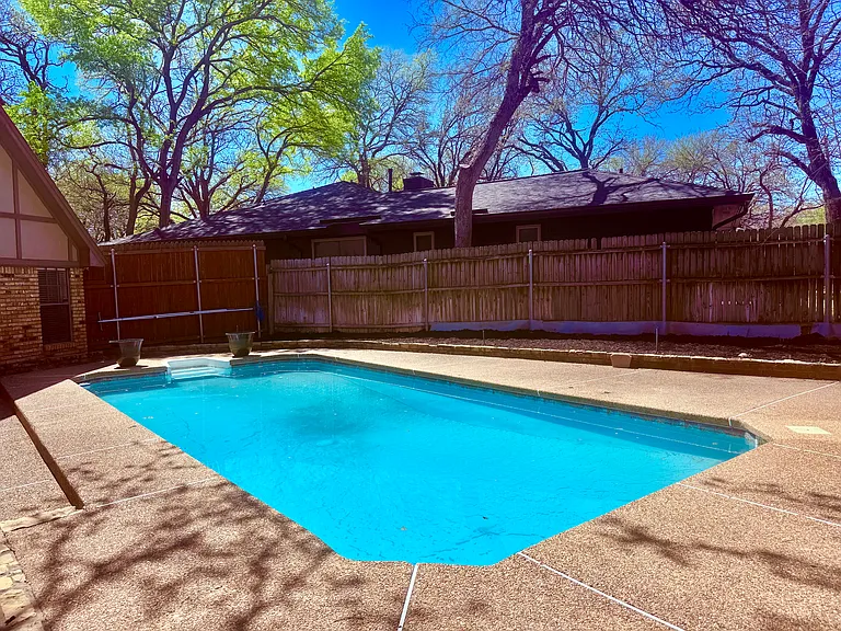 Backyard with Pool