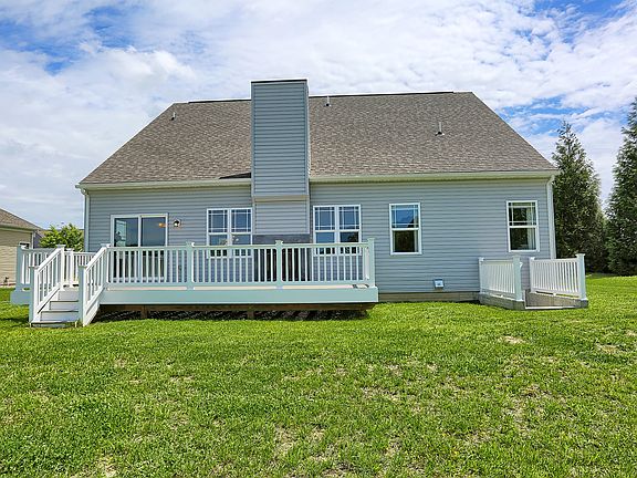 Exterior Rear with Optional Deck and Walk-Out