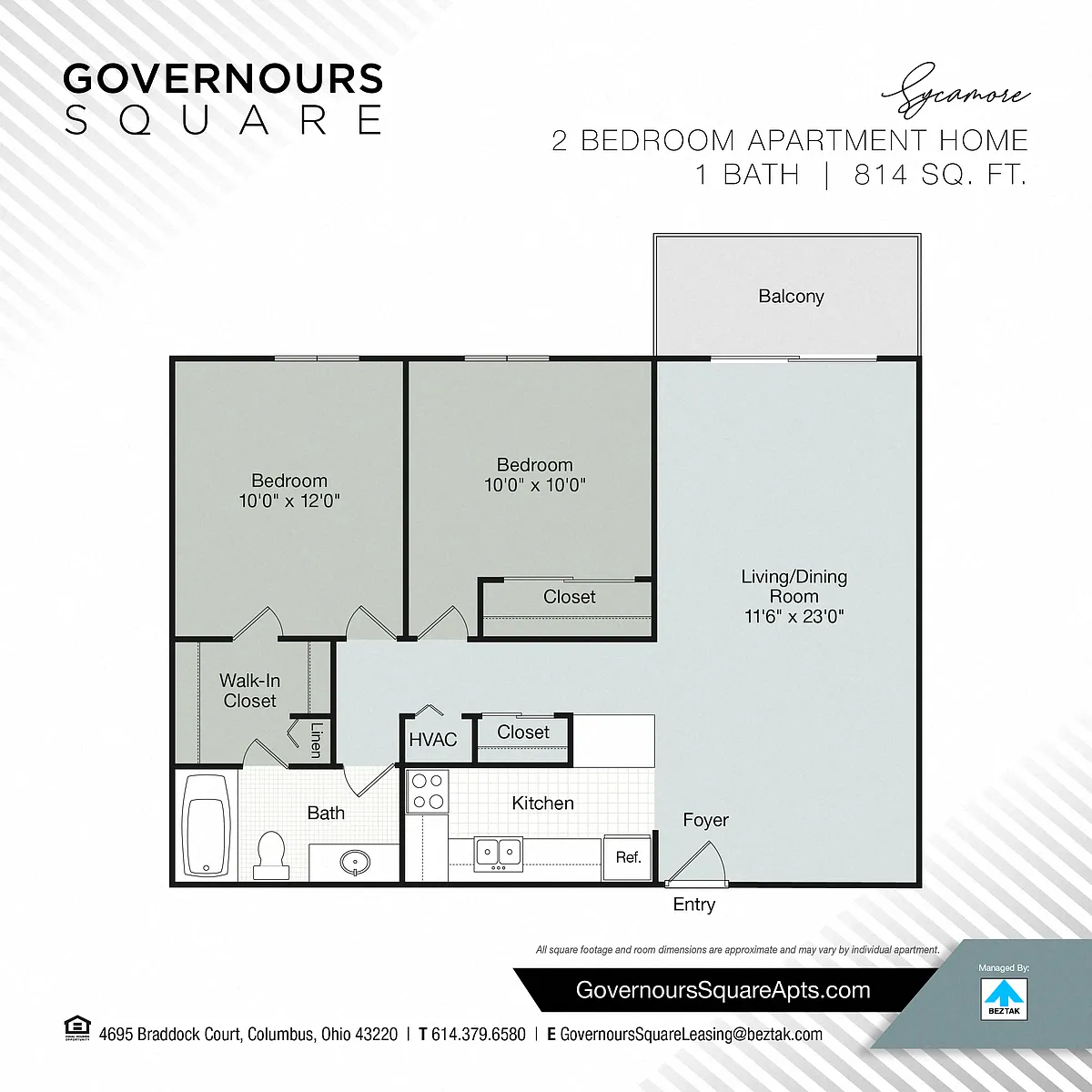 Floor plan Sycamore