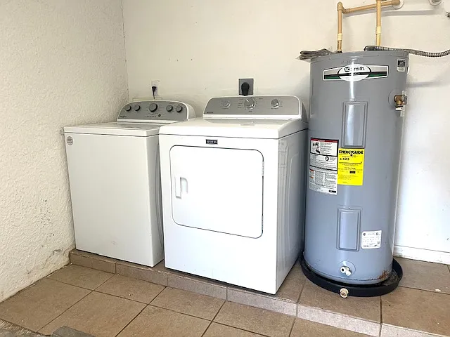 Washer & Dryer provided