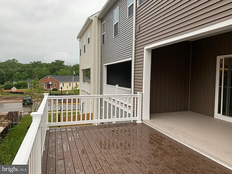 Covered porch and open deck