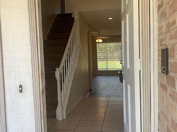 Walking into your new house.