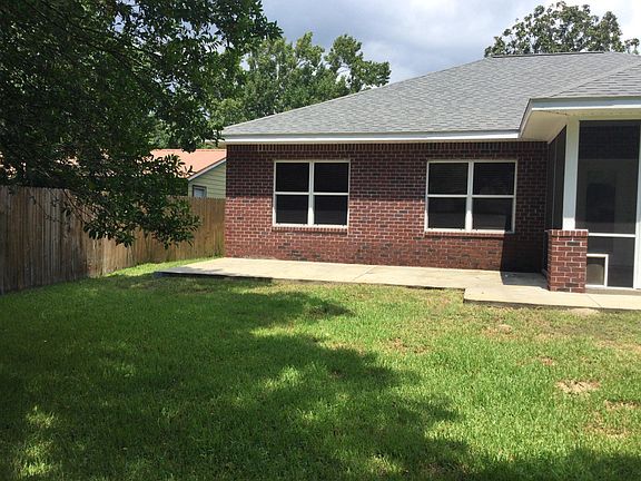 Large fenced in backyard