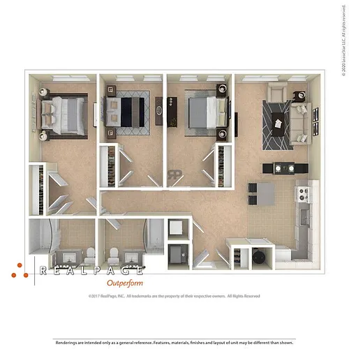 Floor plan 3 Bedroom