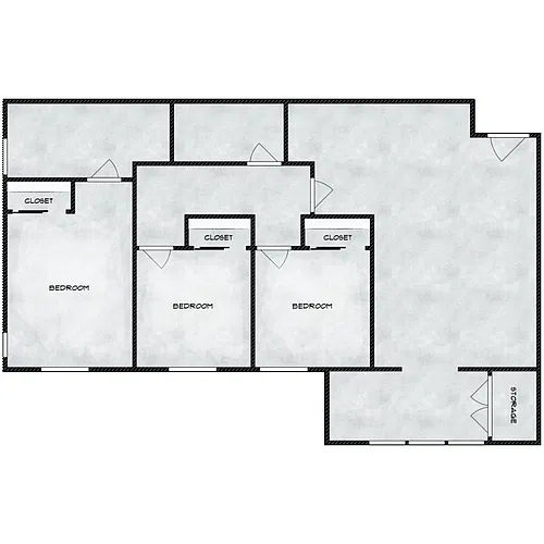 Floor plan 3 Bedroom